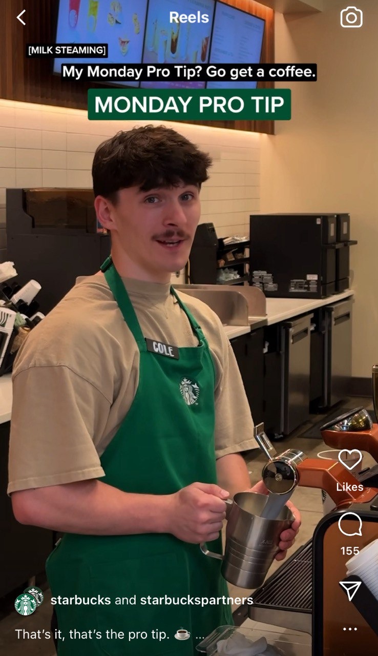 Starbucks content marketing